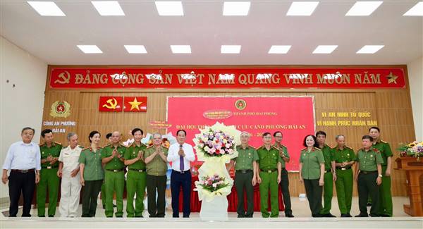 Đại hội thành lập Hội Cựu Công an nhân dân phường Hải An nhiệm kỳ 2026 - 2031 thành công tốt đẹp 