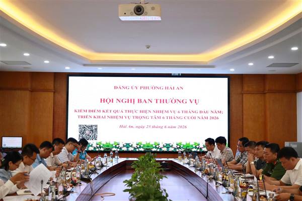 Phường Hải An phát huy tinh thần chủ động, hoàn thành tốt các nhiệm vụ 6 tháng đầu năm 2026