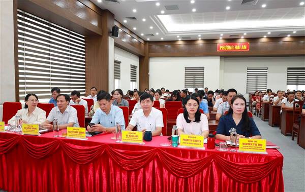 ĐIỂM CẦU PHƯỜNG HẢI AN THAM GIA HỘI NGHỊ TOÀN QUỐC QUÁN TRIỆT, TRIỂN KHAI THỰC HIỆN NGHỊ QUYẾT HỘI NGHỊ LẦN THỨ BA BAN CHẤP HÀNH TRUNG ƯƠNG ĐẢNG KHÓA XIV
