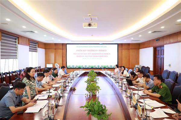 UBND PHƯỜNG HẢI AN HỌP PHIÊN THƯỜNG KỲ THÁNG 8/2026