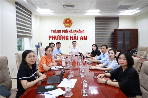 PHƯỜNG HẢI AN THAM DỰ HỘI NGHỊ TRỰC TUYẾN BÁO CÁO VIÊN CẤP THÀNH PHỐ THÁNG 8 NĂM 2026
