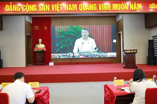 PHƯỜNG HẢI AN THAM DỰ HỘI NGHỊ TIẾP XÚC CỬ TRI TRƯỚC KỲ HỌP THỨ 2, QUỐC HỘI KHÓA XVI