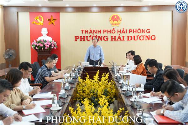 ĐOÀN GIÁM SÁT CHUYÊN ĐỀ CỦA HĐND PHƯỜNG HẢI DƯƠNG LÀM VIỆC VỚI UBND PHƯỜNG VỀ KẾT QUẢ HOẠT ĐỘNG SAU SẮP XẾP ĐƠN VỊ HÀNH CHÍNH