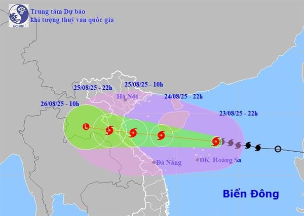 Thông báo về việc cấm một số hoạt động trên khu vực cửa sông, biển để phòng chống bão số 5