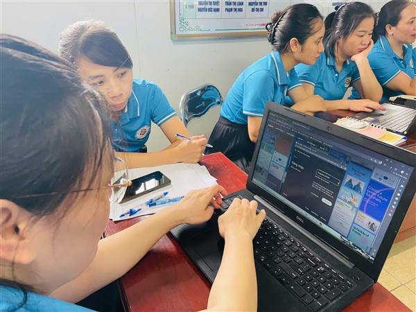 Trường mầm non Nhị Châu – Phường Hải Dương tổ chức bồi dưỡng chuyên môn với chuyên đề “Ứng dụng trí tuệ nhân tao (AI) trong dạy và học ở trường mầm non”.