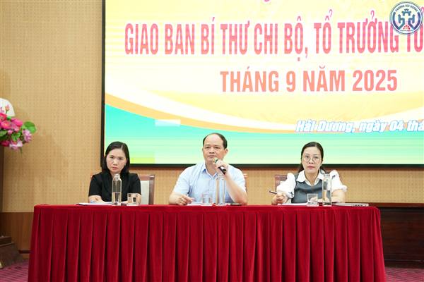ĐẢNG ỦY PHƯỜNG HẢI DƯƠNG TỔ CHỨC HỘI NGHỊ GIAO BAN THÁNG 9/2025