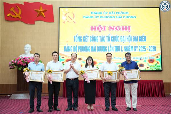 PHƯỜNG HẢI DƯƠNG TỔNG KẾT CÔNG TÁC TỔ CHỨC ĐẠI HỘI ĐẢNG BỘ LẦN THỨ I, NHIỆM KỲ 2025–2030