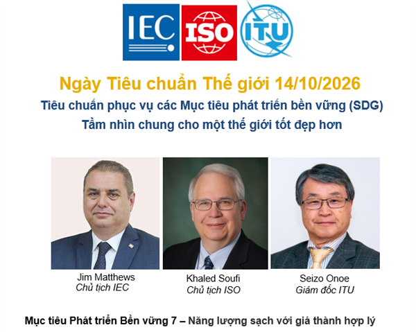Ngày Tiêu chuẩn Thế giới 2026: Năng lượng sạch với giá thành hợp lý