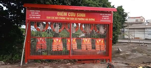 PHƯỜNG HẢI DƯƠNG BỐ TRÍ ĐIỂM CỨU SINH, CHỦ ĐỘNG ỨNG PHÓ CÁC TÌNH HUỐNG TRÊN SÔNG