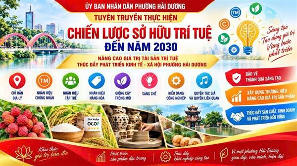 Phường Hải Dương triển khai thực hiện Chiến lược sở hữu trí tuệ đến năm 2030