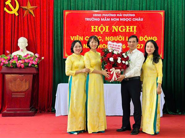 TRƯỜNG MẦM NON NGỌC CHÂU PHÁT HUY TINH THẦN ĐOÀN KẾT, QUYẾT TÂM ĐỔI MỚI
