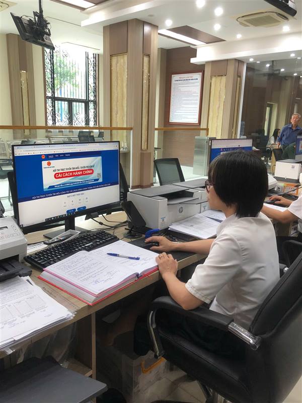 Cán bộ, công chức phường Hải Dương tích cực tham gia Hội thi tìm hiểu, tuyên truyền Cải cách hành chính thành phố Hải Phòng năm 2026