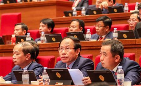 Thông cáo báo chí về ngày làm việc thứ hai Đại hội đại biểu toàn quốc lần thứ XIV của Đảng