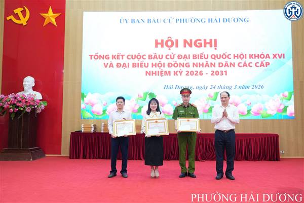 PHƯỜNG HẢI DƯƠNG TỔNG KẾT CÔNG TÁC BẦU CỬ NHIỆM KỲ 2026–2031