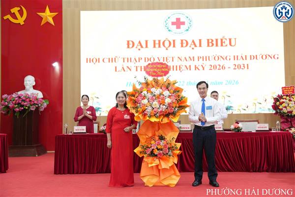 ĐẠI HỘI HỘI CHỮ THẬP ĐỎ PHƯỜNG HẢI DƯƠNG LAN TỎA TINH THẦN NHÂN ÁI, VÌ CỘNG ĐỒNG