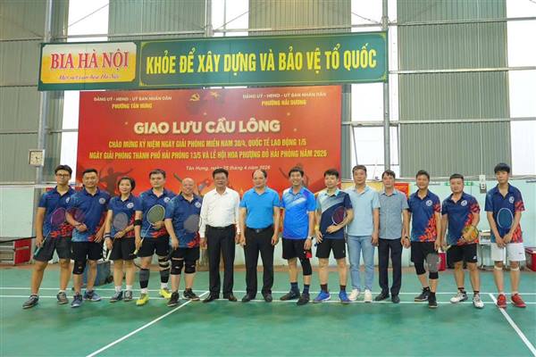 GIAO LƯU CẦU LÔNG CHÀO MỪNG KỶ NIỆM 51 NĂM NGÀY GIẢI PHÓNG MIỀN NAM (30/4/1975 – 30/4/2026) VÀ NGÀY QUỐC TẾ LAO ĐỘNG 1/5
