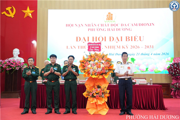 ĐẠI HỘI HỘI NẠN NHÂN CHẤT ĐỘC DA CAM DIOXIN PHƯỜNG HẢI DƯƠNG LẦN THỨ NHẤT, NHIỆM KỲ 2026–2031

