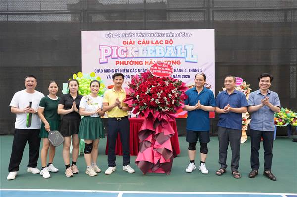 SÔI NỔI GIẢI PICKLEBALL PHƯỜNG HẢI DƯƠNG NĂM 2026