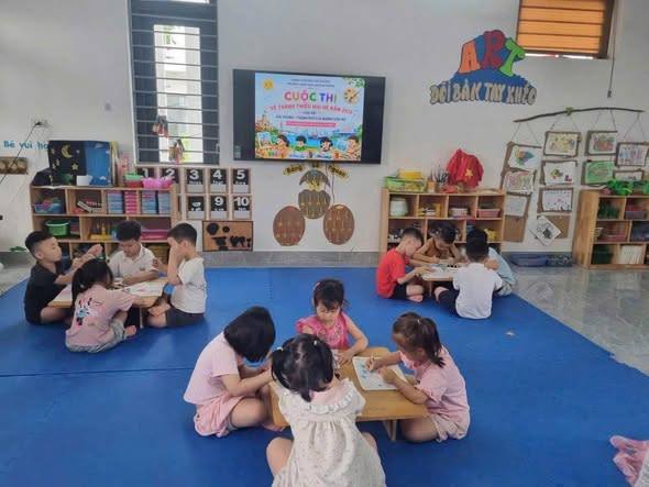 TRƯỜNG MẦM NON QUANG TRUNG HƯỞNG ỨNG CUỘC THI VẼ TRANH THIẾU NHI HÈ NĂM 2026