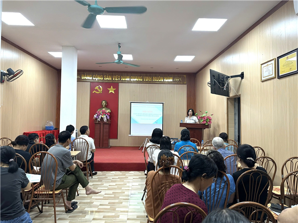 PHƯỜNG HẢI DƯƠNG TỔ CHỨC TUYÊN TRUYỀN CHÍNH SÁCH BHXH TỰ NGUYỆN, BHYT HỘ GIA ĐÌNH