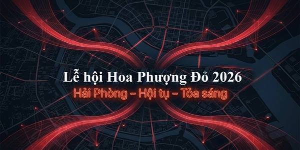 Chuỗi hoạt động về đêm đặc sắc dịp Lễ hội Hoa Phượng Đỏ - Hải Phòng 2026
