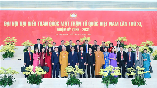 CHỦ TỊCH UỶ BAN MTTQ VIỆT NAM PHƯỜNG HẢI DƯƠNG THAM DỰ ĐẠI HỘI ĐẠI BIỂU TOÀN QUỐC MTTQ VIỆT NAM LẦN THỨ XI, NHIỆM KỲ 2026–2031