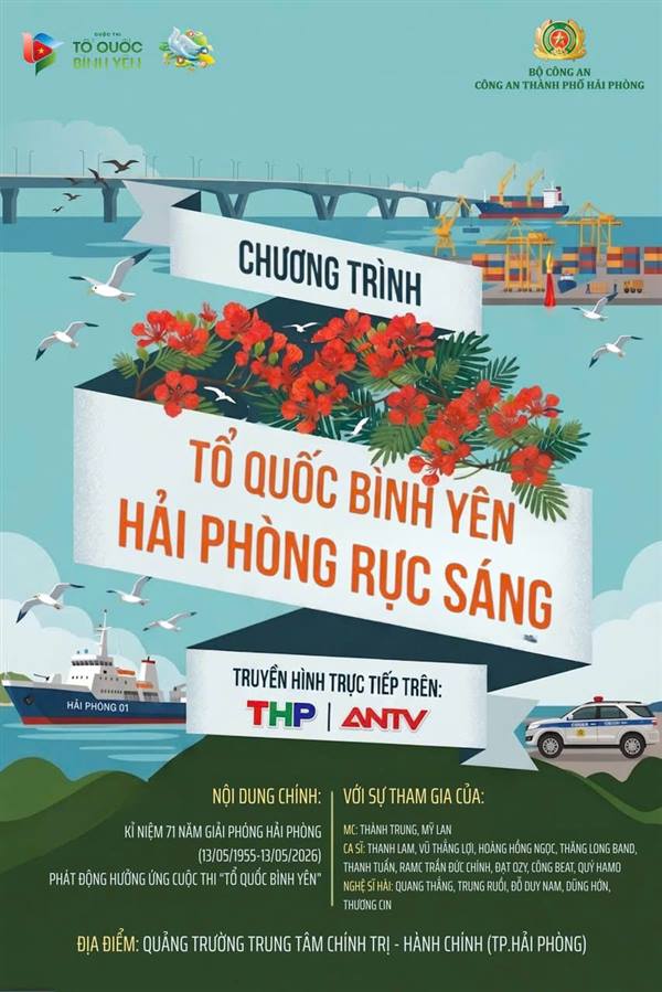 CHƯƠNG TRÌNH TỔ QUỐC BÌNH YÊN HẢI PHÒNG RỰC SÁNG 