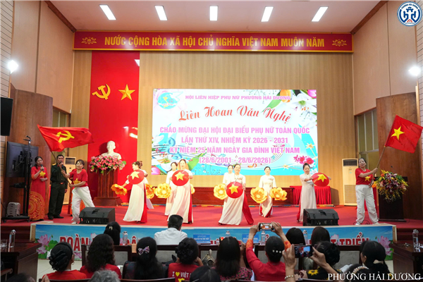 PHƯỜNG HẢI DƯƠNG TỔ CHỨC LIÊN HOAN VĂN NGHỆ, DÂN VŨ “NIỀM TIN VÀ KHÁT VỌNG”