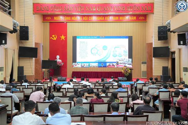 PHƯỜNG HẢI DƯƠNG THAM DỰ HỘI NGHỊ TRỰC TUYẾN TOÀN QUỐC NGHIÊN CỨU, HỌC TẬP, QUÁN TRIỆT VÀ TRIỂN KHAI THỰC HIỆN NGHỊ QUYẾT SỐ 10-NQ/TW CỦA BỘ CHÍNH TRỊ