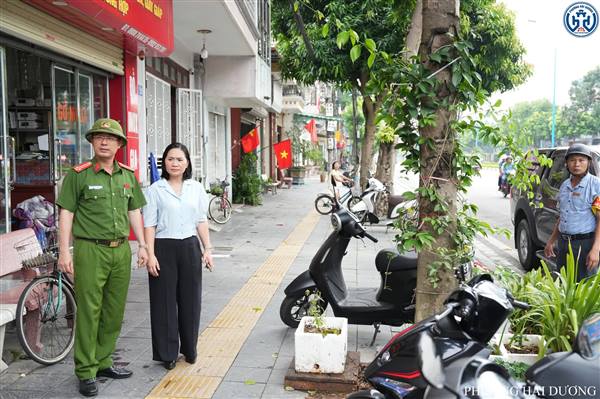 PHƯỜNG HẢI DƯƠNG TĂNG CƯỜNG CHẤN CHỈNH TRẬT TỰ ĐÔ THỊ, TRẬT TỰ AN TOÀN GIAO THÔNG