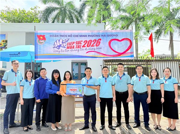 VIETINBANK CHI NHÁNH HẢI DƯƠNG ĐỒNG HÀNH CÙNG CHƯƠNG TRÌNH “TIẾP SỨC MÙA THI” NĂM 2026
