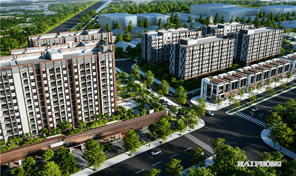 Sáng 26/6, Hải Phòng khởi công dự án nhà lưu trú hơn 1.100 tỷ đồng tại khu công nghiệp Đại An mở rộng