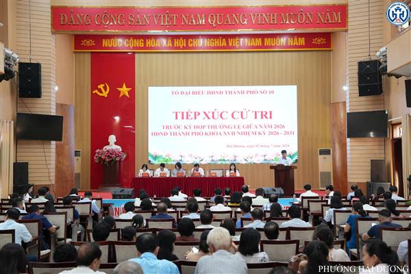ĐẠI BIỂU HĐND THÀNH PHỐ TIẾP XÚC CỬ TRI CÁC PHƯỜNG TRƯỚC KỲ HỌP THƯỜNG LỆ GIỮA NĂM 2026