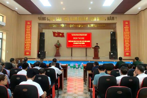BAN CHQS PHƯỜNG HẢI DƯƠNG RÀ SOÁT, XÉT DUYỆT NGUỒN NHÂN SỰ BỔ NHIỆM TỔ ĐỘI TRƯỞNG DÂN QUÂN