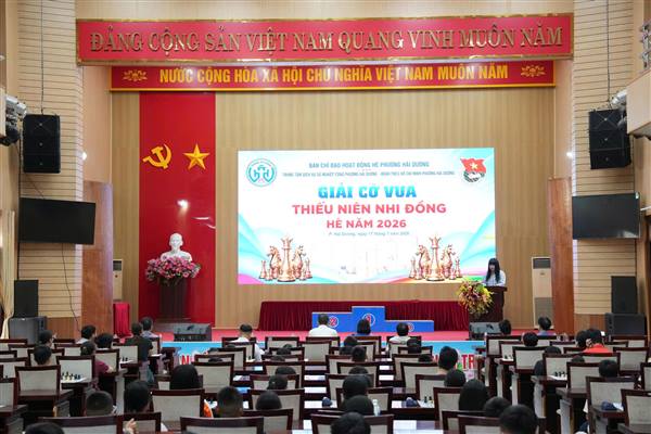 GIẢI CỜ VUA THANH THIẾU NHI PHƯỜNG HẢI DƯƠNG: LAN TỎA PHONG TRÀO THỂ THAO TRÍ TUỆ