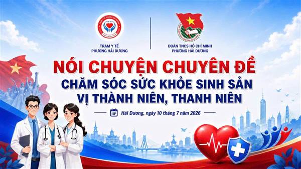 PHƯỜNG HẢI DƯƠNG TỔ CHỨC CHUYÊN ĐỀ TRANG BỊ KIẾN THỨC VỀ SỨC KHỎE SINH SẢN CHO VỊ THÀNH NIÊN, THANH NIÊN