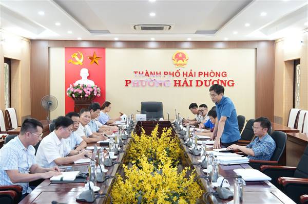 PHƯỜNG HẢI DƯƠNG TRIỂN KHAI LẤY Ý KIẾN NHÂN DÂN VỀ CHỦ TRƯƠNG ĐẤU NỐI NƯỚC THẢI SINH HOẠT