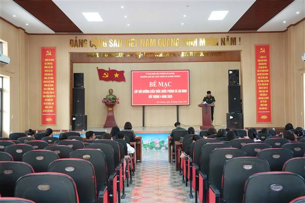 PHƯỜNG HẢI DƯƠNG BẾ MẠC LỚP BỒI DƯỠNG KIẾN THỨC QUỐC PHÒNG VÀ AN NINH ĐỐI TƯỢNG 4 NĂM 2026
