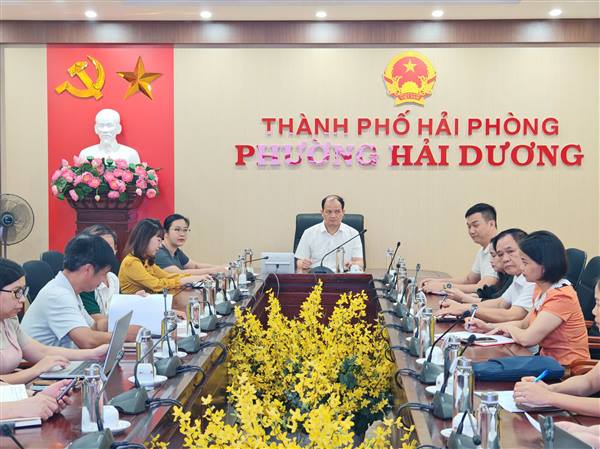 PHƯỜNG HẢI DƯƠNG THAM DỰ HỘI NGHỊ BÁO CÁO VIÊN THÀNH PHỐ THÁNG 8 NĂM 2026