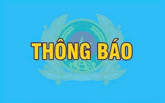 Công An Phường Hải Dương, Thành Phố Hải Phòng thông báo: