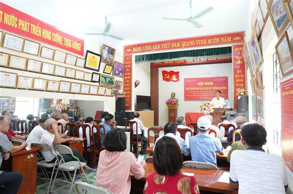 HỘI NGHỊ TUYÊN TRUYỀN PHÁP LUẬT VỀ THỪA KẾ VÀ TƯ VẤN PHÁP LUẬT MIỄN PHÍ CHO NHÂN DÂN TỔ DÂN PHỐ SỐ 1