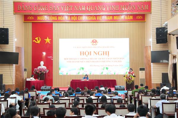 ĐỒNG CHÍ CHỦ TỊCH UBND PHƯỜNG HẢI DƯƠNG ĐỐI THOẠI VỚI THANH NIÊN NĂM 2026