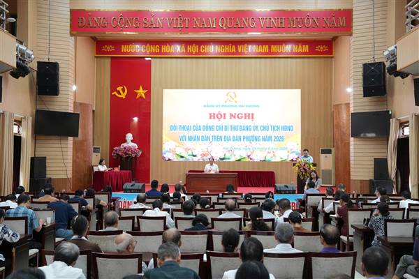 BÍ THƯ ĐẢNG ỦY PHƯỜNG HẢI DƯƠNG ĐỐI THOẠI TRỰC TIẾP VỚI NHÂN DÂN NĂM 2026