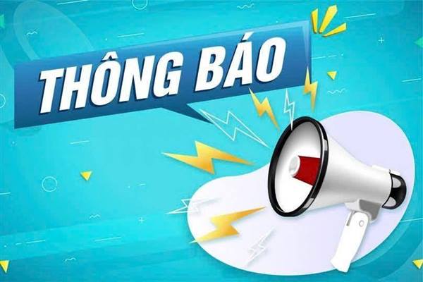 THÔNG BÁOVề việc công bố Danh mục thủ tục hành chính mới ban hành, được sửa đổi,bổ sung lĩnh vực phát thanh truyền hình và thông tin điện tử thuộc phạm
vi, chức năng quản lý của Sở Văn hóa, Thể thao và Du lịch