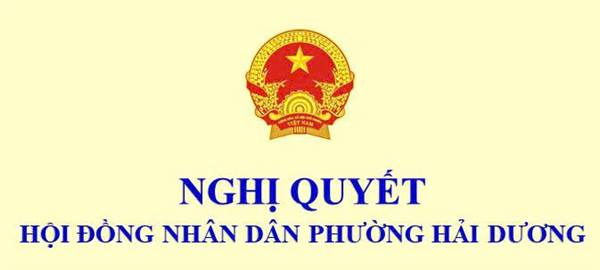 NGHỊ QUYẾT số 26/NQ-HĐND Quyết định số lượng người hoạt động không chuyên trách ở tổ dân phố hưởng phụ cấp từ ngân sách nhà nước trên địa bàn phường Hải Dương năm 2026