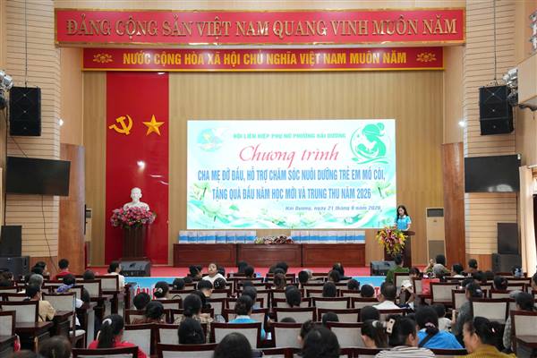 PHƯỜNG HẢI DƯƠNG LAN TỎA YÊU THƯƠNG TỪ CHƯƠNG TRÌNH “CHA – MẸ ĐỠ ĐẦU”