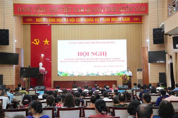 PHƯỜNG HẢI DƯƠNG TĂNG TỐC TRIỂN KHAI KHÁM SỨC KHỎE TOÀN DÂN NĂM 2026

