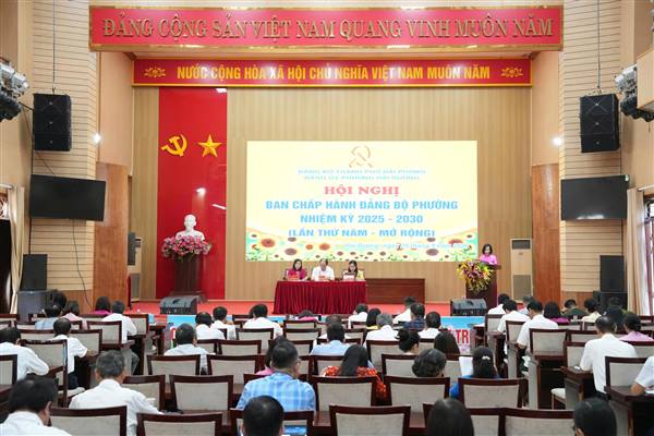 HỘI NGHỊ LẦN THỨ NĂM BAN CHẤP HÀNH ĐẢNG BỘ PHƯỜNG HẢI DƯƠNG KHÓA I, NHIỆM KỲ 2025 - 2030 (MỞ RỘNG)