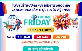 Hưởng ứng “Tuần lễ Thương mại điện tử quốc gia và Ngày mua sắm trực tuyến Việt Nam - Online Friday 2025”