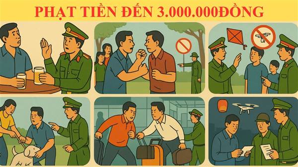 Quy định mới xử phạt vi phạm hành chính về trật tự công cộng, có hiệu lực từ ngày 15/12/2025